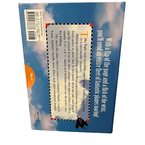 Paper Airplanes on the Flip Side 77 Fold and Fly Book New - Picture 8 of 9